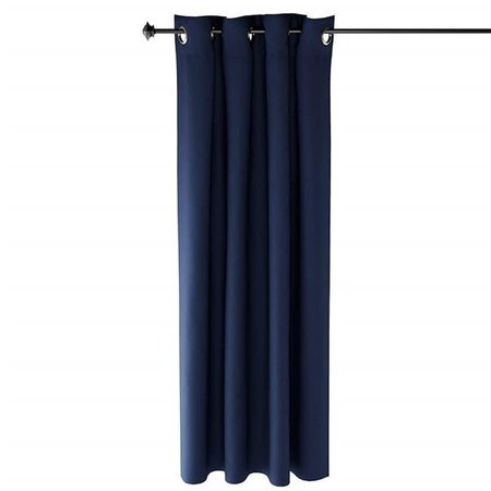 FURINNO Furinno FC66003DBL Collins Blackout Curtain; 52 x 63 in. - 1 Panel - Dark Blue FC66003DBL